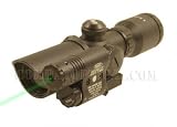 1.5-5X32 DUAL ILL. COMPACT QRM SCOPE BUILT-IN 5mw GREEN LASER SIGHT