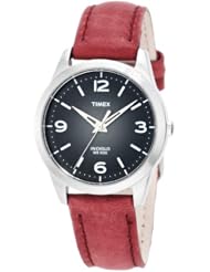 Timex Womens T2N642 Weekender Classic Casual Rose Leather Strap Watch