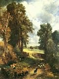 12X16 inch John Constable Landscape Canvas Art Repro The Cornfield