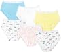 Fruit of the Loom Girls 2-6x 6 Pack Girls Wardrobe Cotton Brief,Multi,4