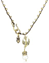 Love Heals Chaffinch, Gold Pyrite Necklace