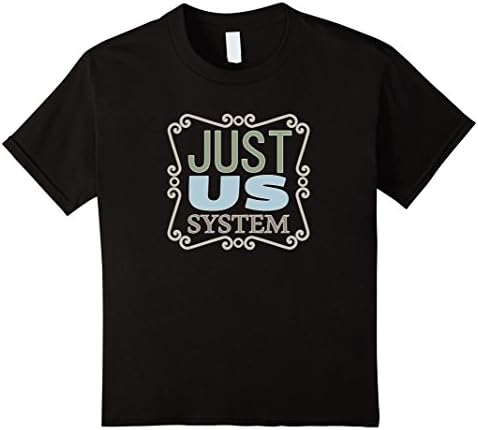 Kids "Just Us System" fun justice system t-shirt from Atomic Bond 12 Black