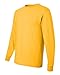 Jerzees Mens Heavyweight Blend 50/50 Long Sleeve T-Shirt Island Yellow X-Large