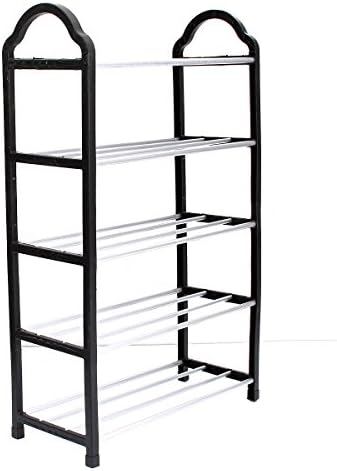 5 Tier Home Storage Organizer Cabinet Shelf Space Saving Shoe Tower Rack Stand