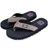Auburn Tigers Two Tone Suede Flip Flops