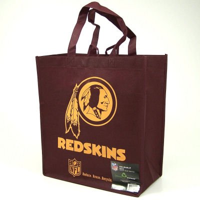 Buy WASHINGTON REDSKINS REUSABLE SHOPPING GROCERY BAG (2) by Forever Collectibles