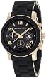Michael Kors Quartz, Black Dial with Black Goldtone Bracelet - Womens Watch MK5191