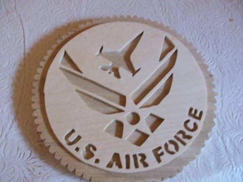 Fine Crafts 1235MIL Wooden US Air Force wall hanging plaque