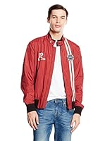 Brema Chaqueta Buscherini Bomber Logo (Rojo)