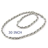 TrendToGo Stainless Steel High End Long Linked Chain