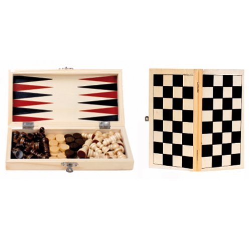 Imagen principal de 3 en 1 - Backgammon, Ajedrez, Damas
