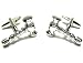 Silver Judge Gavel Cufflinks w/ Gift Box