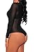 Dearlovers Women One Piece Shapwear Teddy Lingerie Babydoll Large Size Black