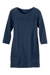 Princess Seams   Waistline Cotton  Shirt  Dress