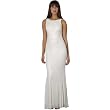 Ivory Dress. Beaded Dress. Womens Long Evening Dress. Wedding Dress. Bridal Gown by Sean Collection (1198)