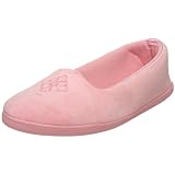 Dearfoams Womens Microfiber Velour Closed Back