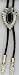 Arrowhead Bolo Tie with Black Accent