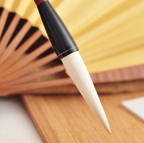 1.7*7cm Shan Lian Hu Medium Size Lanting Kaibi Goat Hair Chinese Calligraphy and Painting Brush