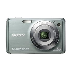 Sony Cybershot DSCW210G Camera - Green (12.1MP, 4x optical zoom) 2.7