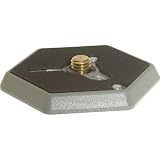 Manfrotto 130- 14 Hexagonal Quick Release Mounting Plate 1/4- 20-Inch Thread with Flush Mounting Screw