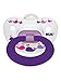 4 Nuk Orthodontic Silicone Pacifiers BPA Free 18-36 mo Girl Whales + Marrakesh (2 Packages that have 2 Pacifiers in Each Package) (Girls Pink)