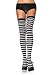 Leg Avenue Women's Nylon Striped Stockings 