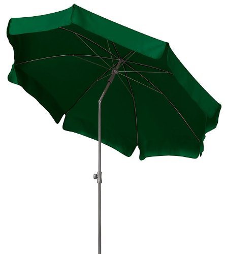 Schneider Sonnenschirm 188-12 TIROL ca. 200cm, rund, dunkelgr&uuml;n Preisvergleich