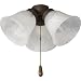 41iyGhhzLfL. SL75  Savoy House KP FLGC 400 56 Palazzo Ceiling Fan Light Kit, New Tortoise Shell Finish with Cream Marble Glass