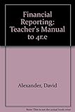 Financial reporting