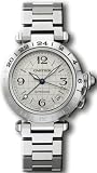 NEW CARTIER PASHA C UNISEX STEEL WATCH W31078M7