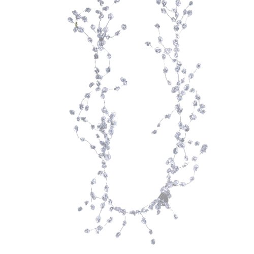 Kurt Adler 6  Plastic Ice Wire Clear Garland