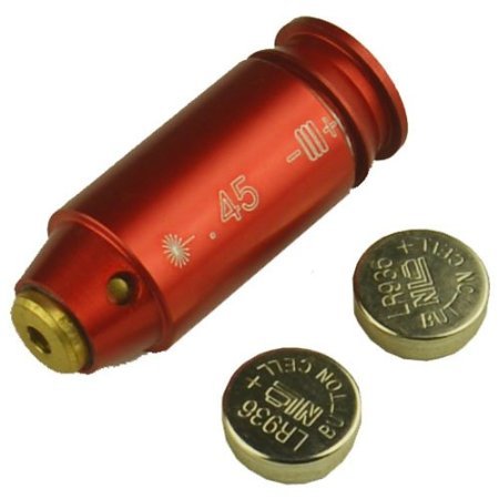 .45ACP/.45 New Cartridge Red Laser Brass Bore Sighter