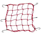 Red Bungee Motorcycle Helmet Cargo Net