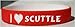 I Love Scuttle Custom Wristband