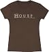 Fox House M.D. Logo Script Brown Junior's T-Shirt Tee