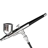 0.2mm ダブルアクションエアーブラシ スパイラルエアーホース付