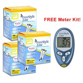 Freestyle Lite Blood Glucose Test Strips