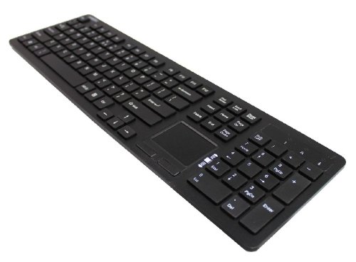 Perixx PERIBOARD-513, Clavier filaire avec Touchpad - USB - Clavier Complet - AZERTY - Noir