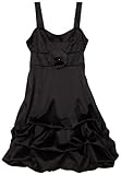 IMAGE OF Ruby Rox Kids Girls 7-16 Pick-Up Dress With Flowers, Black, 7