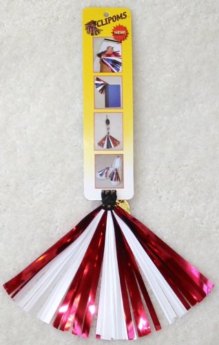 CLIPOMS Hat/Hair/Pencil/Zipper/Keychain/Bookmark Clip-on Pom Pom Mini Clip