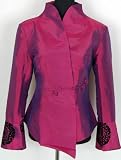 Shanghai Tone® Handmade Chinese Jacket Blazer Purple Available Sizes: 0, 2, 4, 6, 8, 10, 12, 14, 16, 18, 20