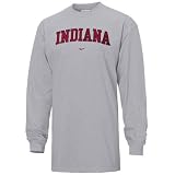 Nike Indiana Hoosiers Ash Youth Classic College Long Sleeve T-shirt