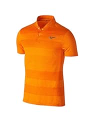Sports: Nike MM Fly Blade Stripe Short Sleeve Polo - Vivid Orange - X-Large - Nike