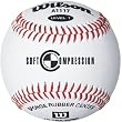 Wilson Minor League,Coach Pitch and Tee Ball Play Baseballs(12/Pack)