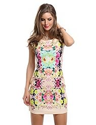 Sexy Polyester Summer Above the Knee Short Mini Dress 