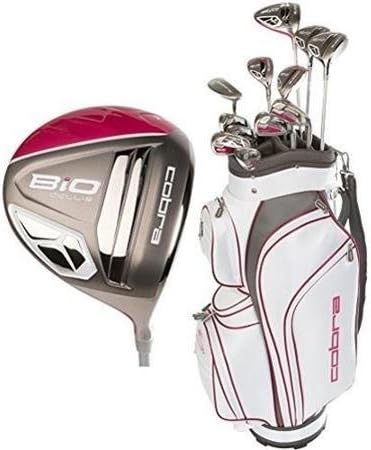 Bio Cell-S Woods Women's Complete Set Ladies Flex, Irons Golf Set, Graphite, Right-Handed , Pink