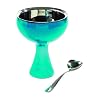 A di Alessi Big Love Ice Cream Bowl & Spoon, Blue, (AMMI01S AZ)