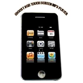 ZTOUCH 8GB Touch MP4 Player With Camera, E-Book, Voice Recorder, AM FM Radio, 2.8 QVGA Screen.
