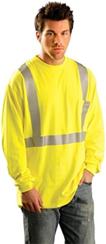 Classic Flame Resistant Lont Sleeve T-Shirt - HRC 2 - 5X-YELLOW-