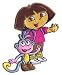 Dora the Explorer Nickelodeon Cartoon - Dora Waving Boots Patch Iron On